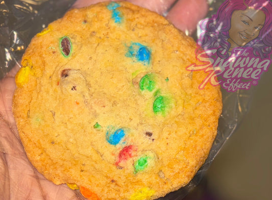 Infused m&m cookie